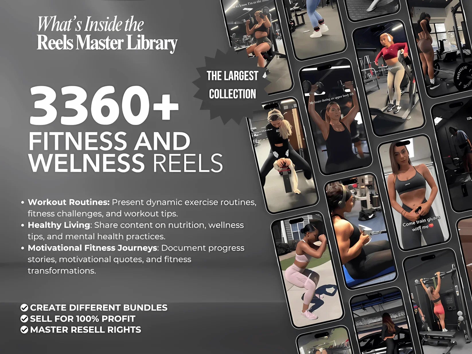100,000+ Reels Master Library | Viral Instagram Reels, TikTok & YouTube Canva Templates - Mindshift Masterz