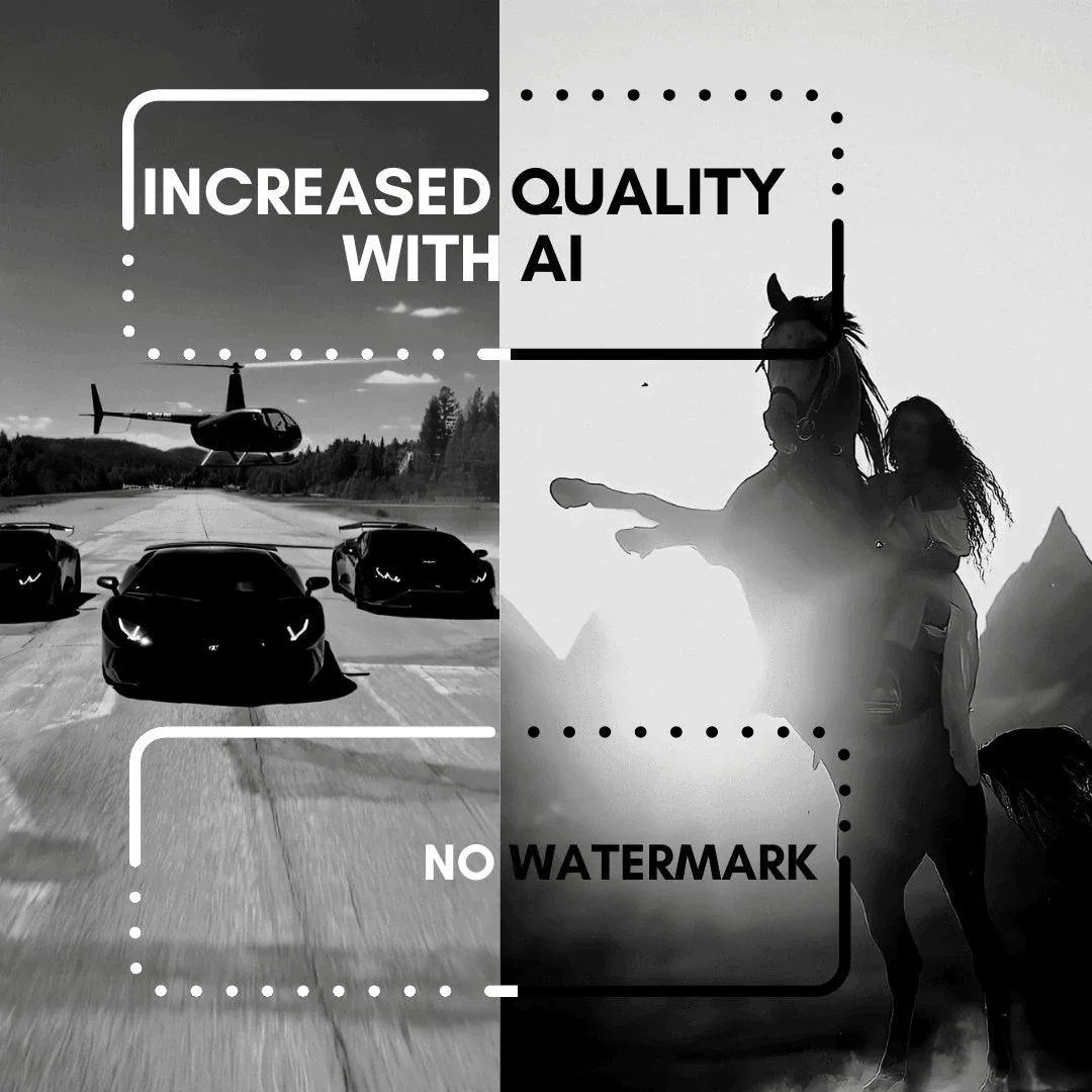 āAI-enhanced, copyright-free black-and-white videos for seamless, cohesive content creation across social media platforms, from the Essential Black & White Video Collection.ā