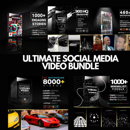 Ultimate Social Media Video Bundle | Elevate Your Content with 5 Epic Video Packs - Mindshift Masterz