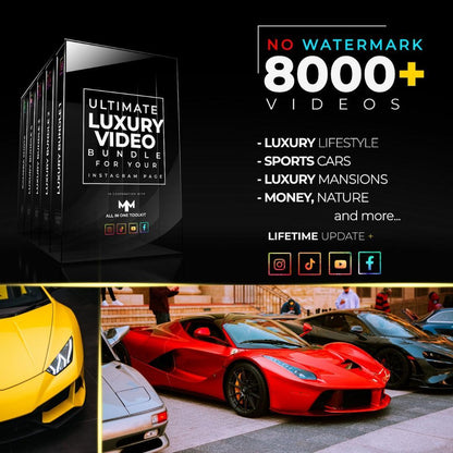 Ultimate Luxury Lifestyle Video Bundle for Viral - Mindshift Masterz